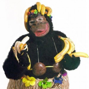 novelty hula gorilla sings a gram